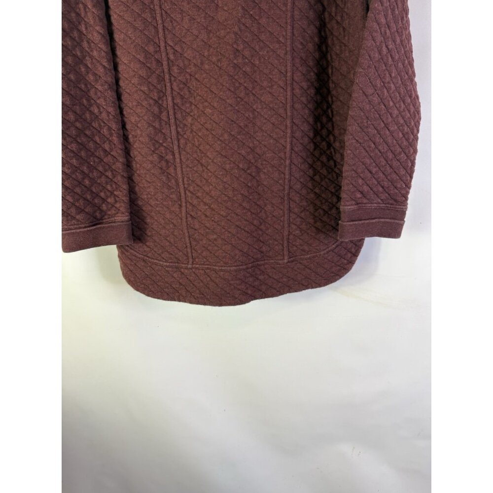 Patagonia Quilted Full-Zip Jacket Burgundy - Picture 9 of 10